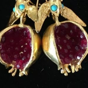 Pomegranate Style Earrings